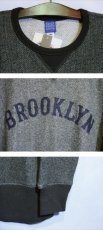 画像3: J.Crew (ジェイクルー)Ebbets Field US Brooklyn Eagles Sweat Shirts Black スウェット Negro League 二グロ リーグ (3)