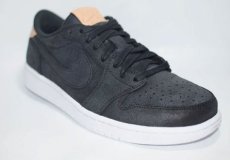 画像2: Nike Air　Jordan 1 Retro Low Black Premium ナイキ エアジョーダン ロー スエード バケッタタン プレミアム  (2)