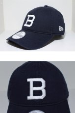画像2: 9Twenty MLB Classic Brooklyn Dodgers B Logo Cap Navy ブルックリン ドジャース ロゴ キャップ ハット ネイビー  Team Logo Ball Cap Leather Strap レザー ストラップ (2)