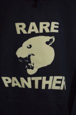 画像3: Rare Panther(レア パンサー) Panther Face Logo Hoodie Black パンサー ロゴ フーディー パーカー ブラック Wash OFWGKTA Mac Miller (3)