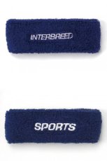 画像2: IB Sports Logo Wristband Navy リストバンド (2)