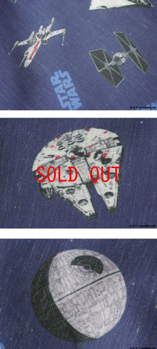 画像3: × StarWars Vehicles Textile Shorts Navy ショーツ (3)