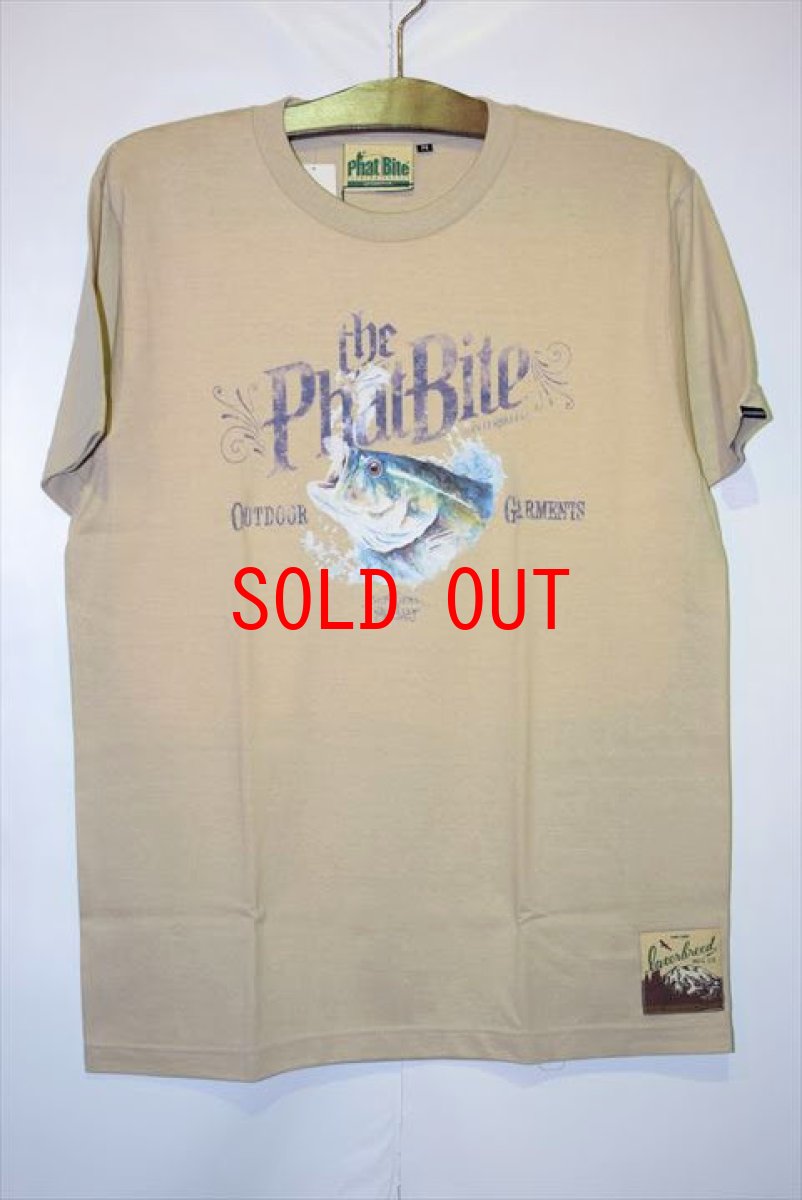 画像1: Phat Bite Angler's S/S Tee Khaki ファットバイト 半袖 Tシャツ カーキ  (1)