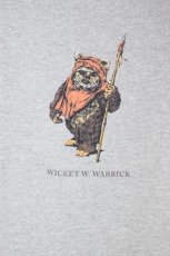 画像2: × StarWars Wicket S/S Tee Grey EWOK スターウォーズ コラボ ウィケット イウォーク　ロゴ Tシャツ (2)