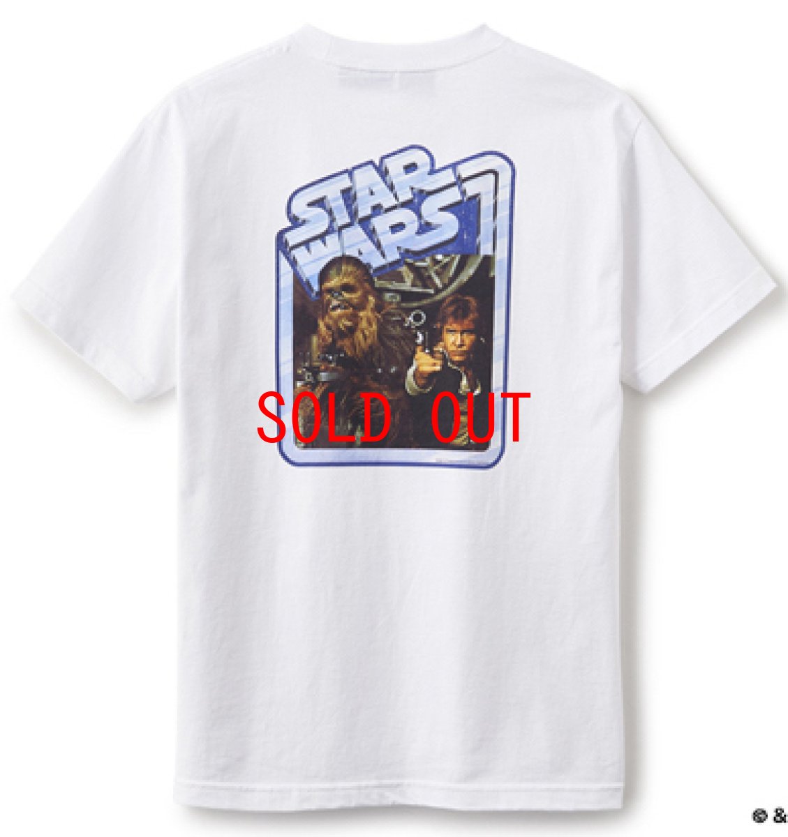 画像1: × StarWars Blaster S/S Tee White スターウォーズ コラボ Tシャツ (1)