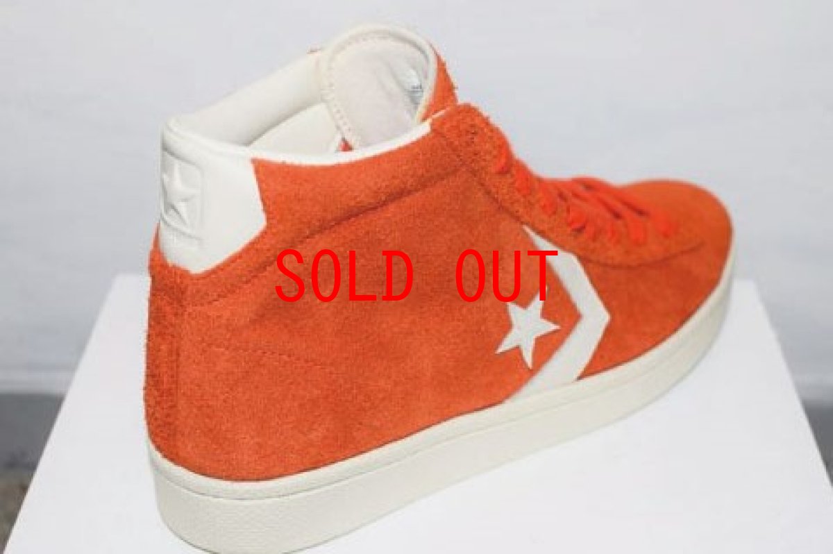 画像4: Converse(コンバース) Cons Pro Leather 76 Mid Orange コンバース コンズ プロレザー オレンジ レッド (4)