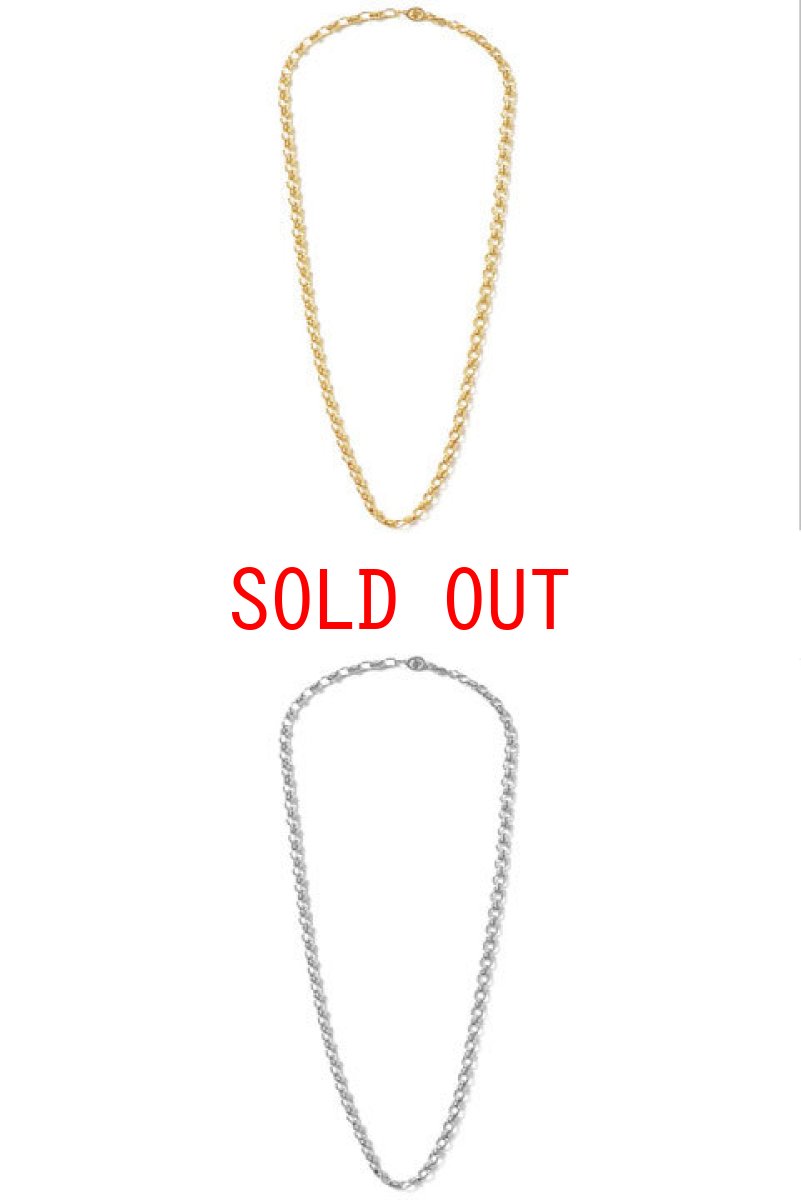 画像3: Lafayette(ラファイエット) × HOW WE DO ラファイエット LF LOGO ROLL CHAIN NECKLACE Silver ネックレス (3)