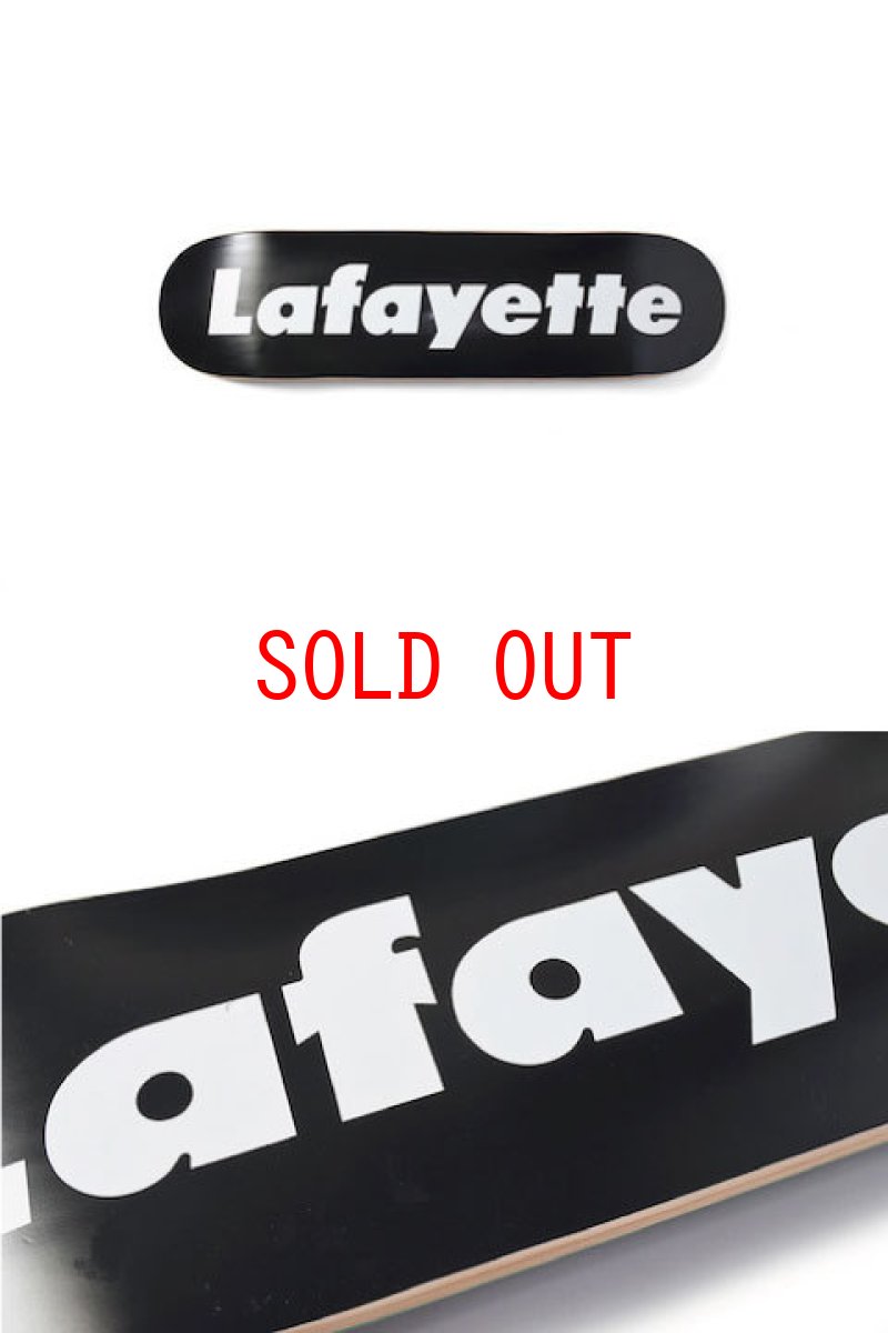 画像1: Lafayette (ラファイエット) Logo Skate Deck Black ロゴ スケート デッキ スケートデッキ  (1)