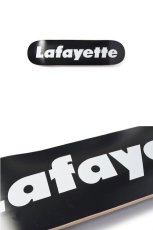 画像1: Lafayette (ラファイエット) Logo Skate Deck Black ロゴ スケート デッキ スケートデッキ  (1)