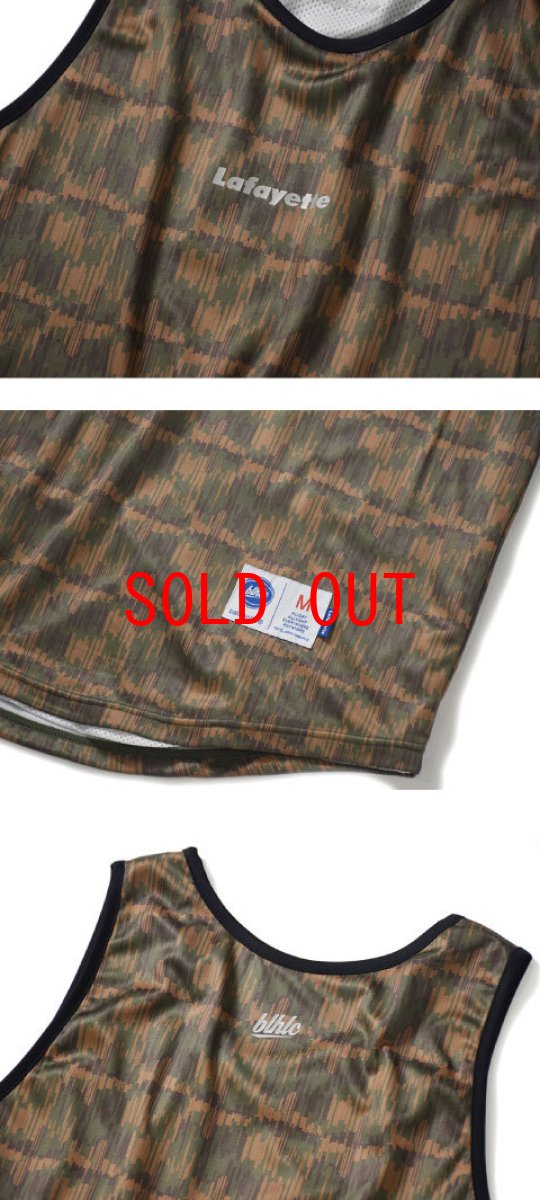 画像3: Lafayette(ラファイエット) × ballaholic(ボーラホリック) NYC Camo Reversible Tops カモ リバーシブル タンクトップ ジャージ (3)