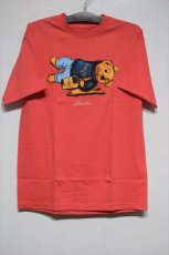 画像1: Deadline (デッドライン) Henny Bear S/S Tee Coral へニー ベアー 半袖 Tシャツ (1)