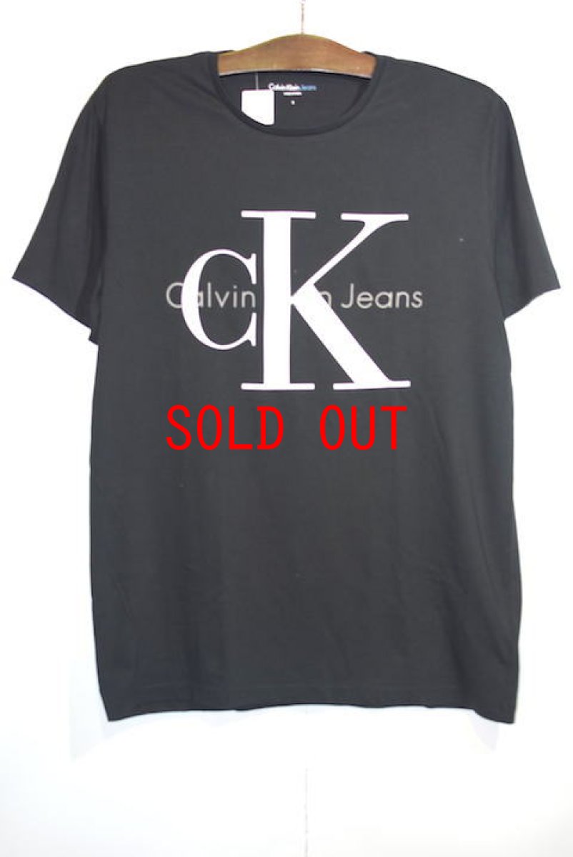 画像1: Calvin Klein(カルバンクライン) S/S Classic Logo Tee Black 半袖 Tシャツ  (1)