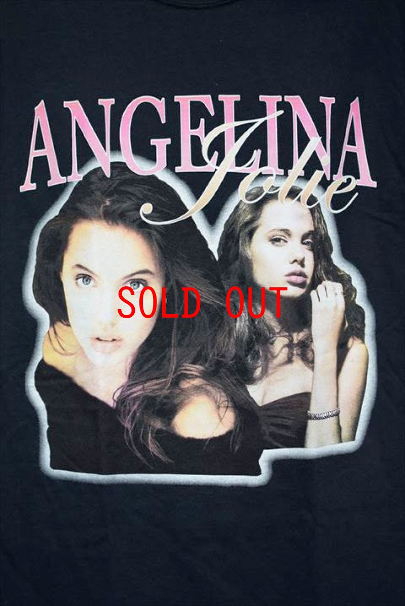 画像2: Homage Tees(オマージュティーズ) S/S Angelina Tee Black アンジェリーナジョリー Tシャツ (2)
