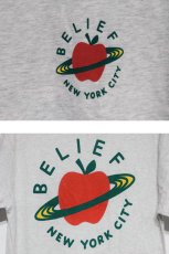 画像3: Belief (ビリーフ) City Space S/S Tee Grey ロゴ 半袖 Tシャツ (3)