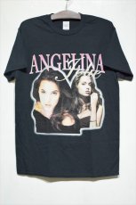 画像1: Homage Tees(オマージュティーズ) S/S Angelina Tee Black アンジェリーナジョリー Tシャツ (1)