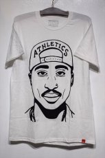 画像1: MNKR (モニカ) 2Pac S/S Tee White 半袖 Tシャツ (1)