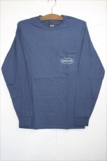 画像1: Only NY (オンリーニューヨーク) Royal Pocket L/S Tee Navy White 長袖 ポケット Tシャツ  (1)