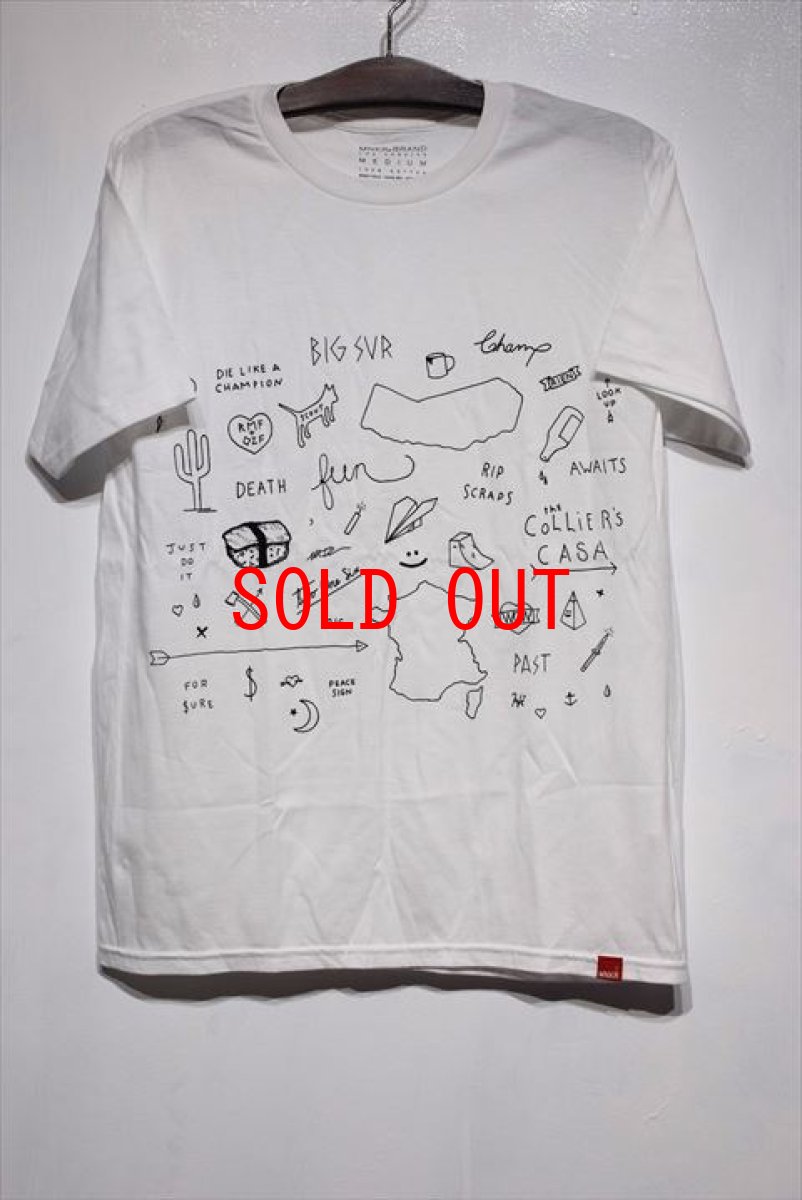 画像2: MNKR (モニカ) Matt's Tats S/S Tee White 半袖 Tシャツ (2)
