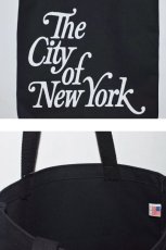 画像3: Only NY (オンリーニューヨーク) The City Of NewYork Tote Bag Black トートバッグ (3)