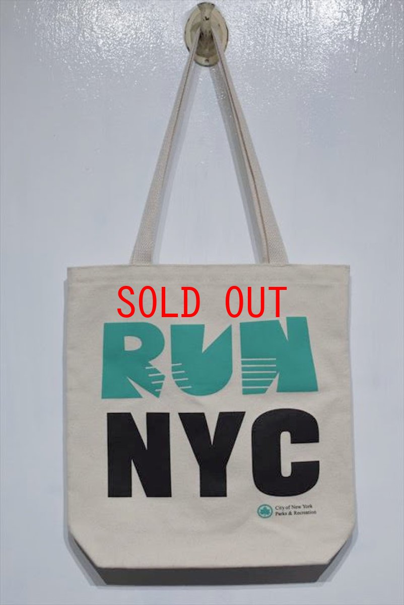 画像1: Only NY (オンリーニューヨーク) Run NYC Tote Bag Natural トートバッグ (1)