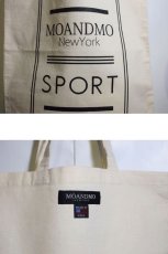 画像3: Mo'&Mo' NewYork(モーアンドモー ニューヨーク) Eco Tote Bag Sport Off White トートバッグ (3)
