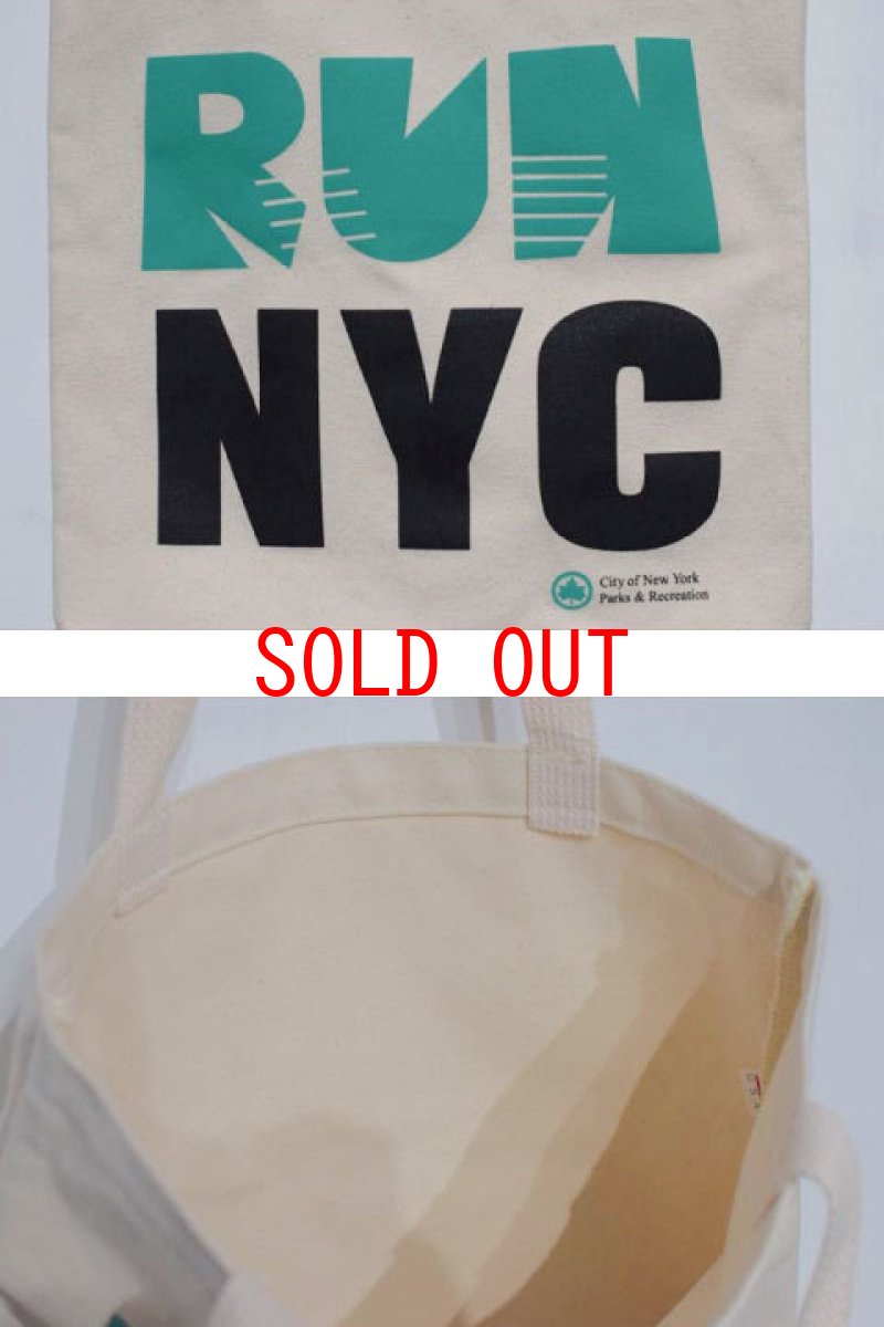 画像3: Only NY (オンリーニューヨーク) Run NYC Tote Bag Natural トートバッグ (3)