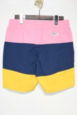 画像2: The Quiet Life(クワイエット ライフ) Solar Beach Shorts Pink Navy Yellow ショーツ (2)