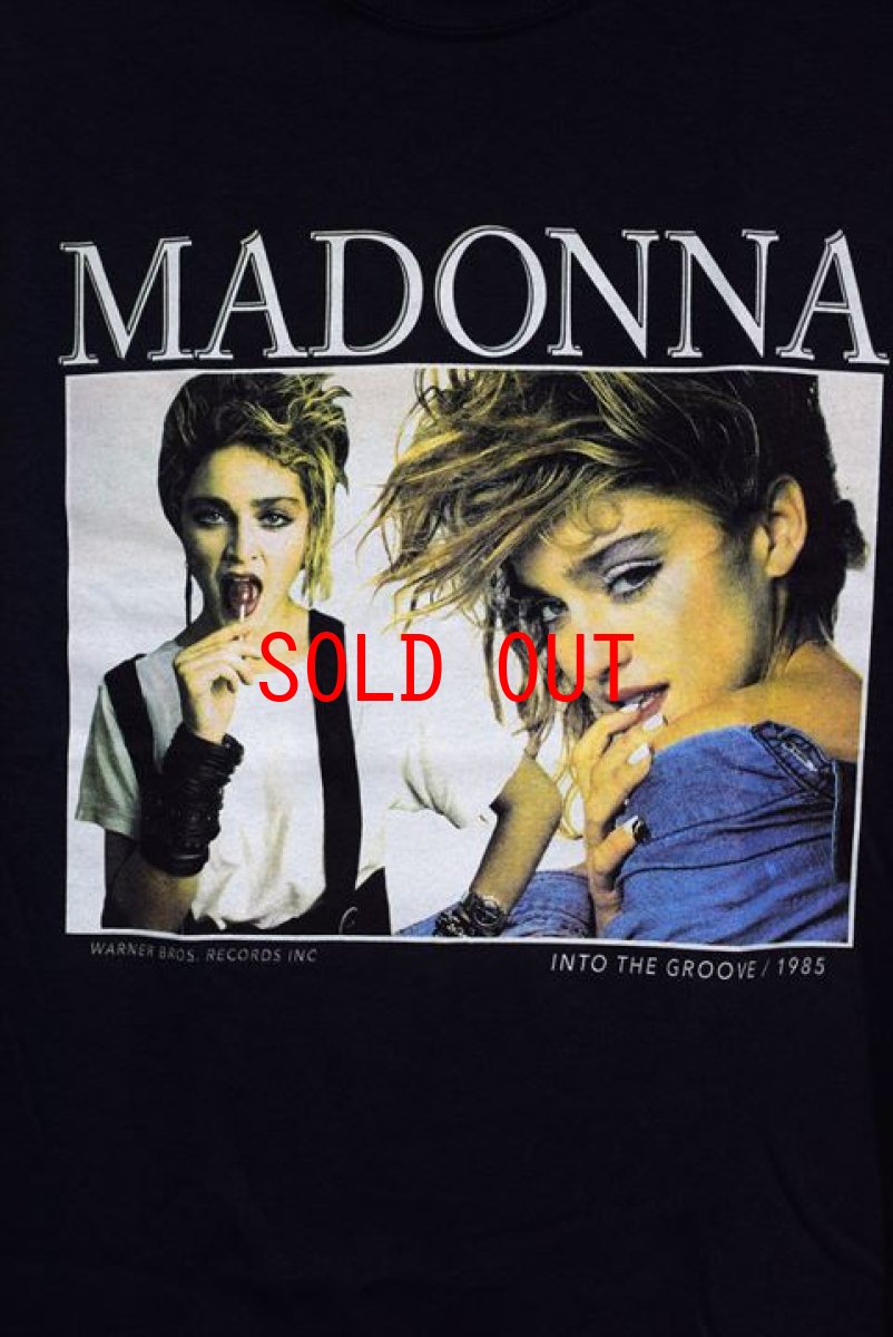 画像2: Homage Tees(オマージュティーズ) S/S Madonna Tee Black マドンナ Tシャツ (2)