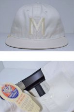 画像1: Moon Collective(ムーン コレクティブ) Ebbets Field M 6Panel Cap White エベッツ フィールド キャップ (1)