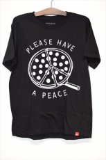 画像2: MNKR (モニカ) Pizza S/S Tee Black 半袖 Tシャツ (2)