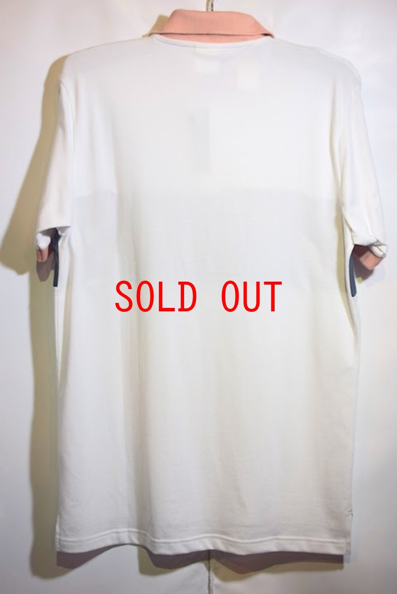 画像3: New Black(ニューブラック) Deuce Polo Shirt White Classic Logo スポーツ テニス ポロシャツ (3)