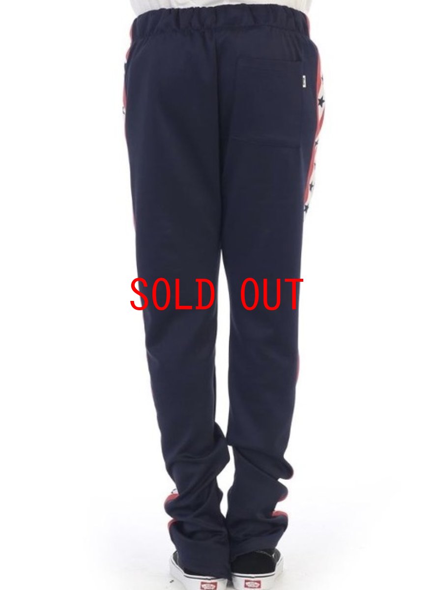 画像4: EPTM. (エピトミ) Techno Track Pants Star NAVY STARS Piping トラック パンツ (4)