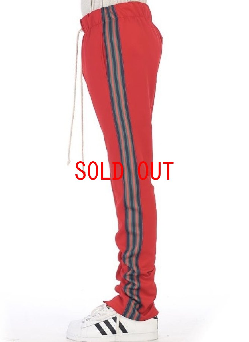 画像3: EPTM. (エピトミ) Techno Track Pants Red Green Piping トラック パンツ (3)