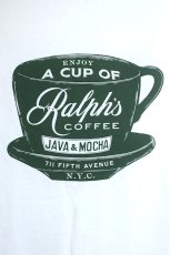 画像2: Ralph's Coffee(ラルフズ コーヒー) Cup Logo S/S Tee White POLO 半袖 Tシャツ (2)