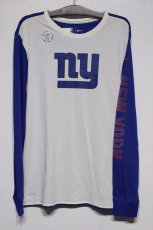 画像1: Nike(ナイキ) L/S NewYork Giants Tee Blue White ニューヨーク ジャイアンツ NFL 長袖 Tシャツ  (1)