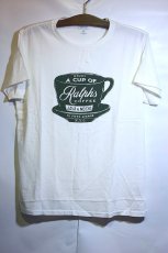 画像1: Ralph's Coffee(ラルフズ コーヒー) Cup Logo S/S Tee White POLO 半袖 Tシャツ (1)