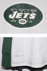 画像3: Nike(ナイキ) L/S NewYork JETS Tee Green White ニューヨーク ジェッツ NFL 長袖 Tシャツ (3)