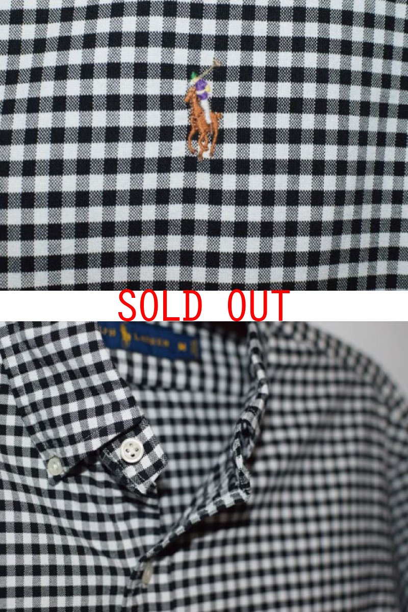 画像3: Polo Ralph Lauren(ポロ ラルフ ローレン) L/S Gingham Check Button Down Shirts ギンガムチェック 長袖 シャツ (3)