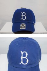 画像1: 47 Brand(フォーティーセブンブランド)Brooklyn Dodgers Ball Cap Blue ブルー ブルックリン ドジャース Round 6 Panel (1)