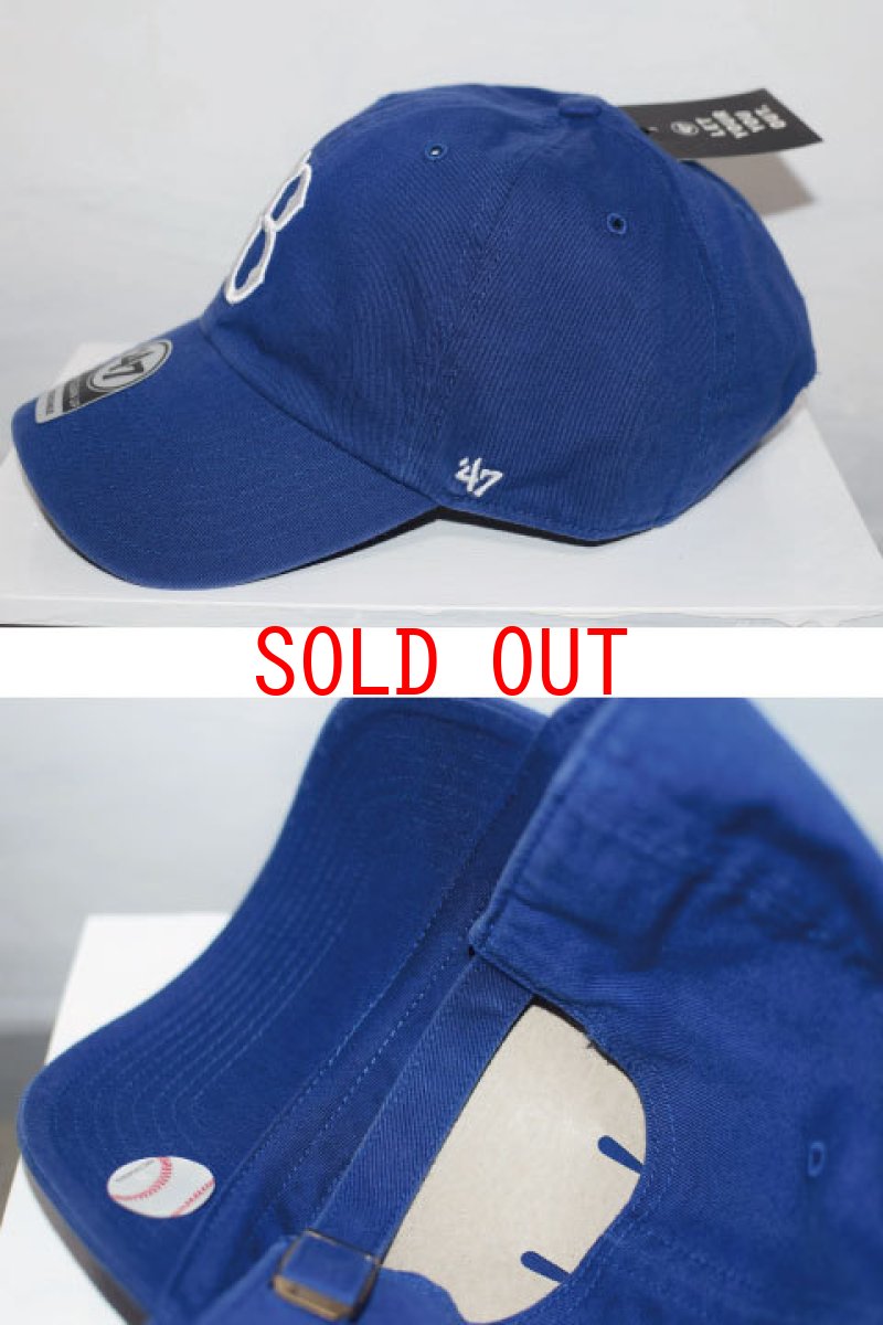 画像2: 47 Brand(フォーティーセブンブランド)Brooklyn Dodgers Ball Cap Blue ブルー ブルックリン ドジャース Round 6 Panel (2)
