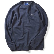 画像1: Lafayette(ラファイエット) Script Logo Raglan Crew Sweatshirt Navy スクリプト ロゴ ラグラン クルーネック スウェット (1)