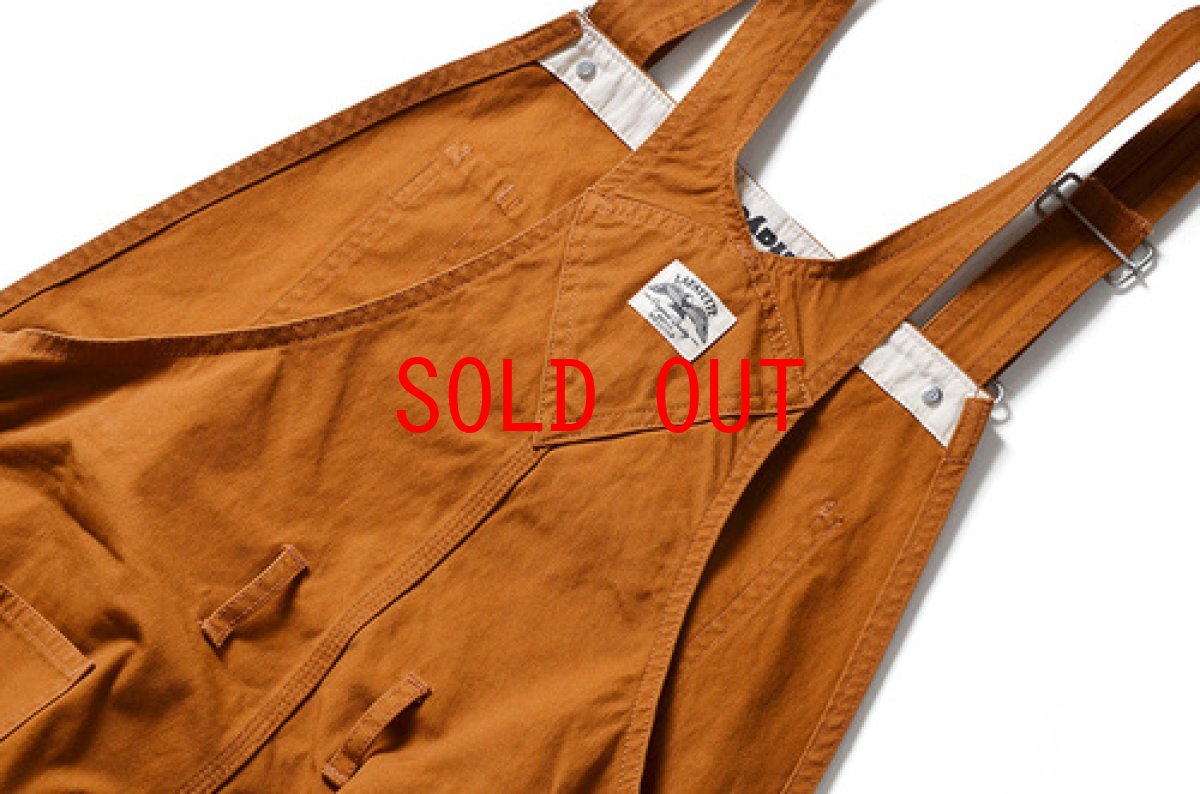 画像9: Lafayette(ラファイエット) Washed Duck Overall Tan ウォッシュ ダック オーバーオール タン (9)