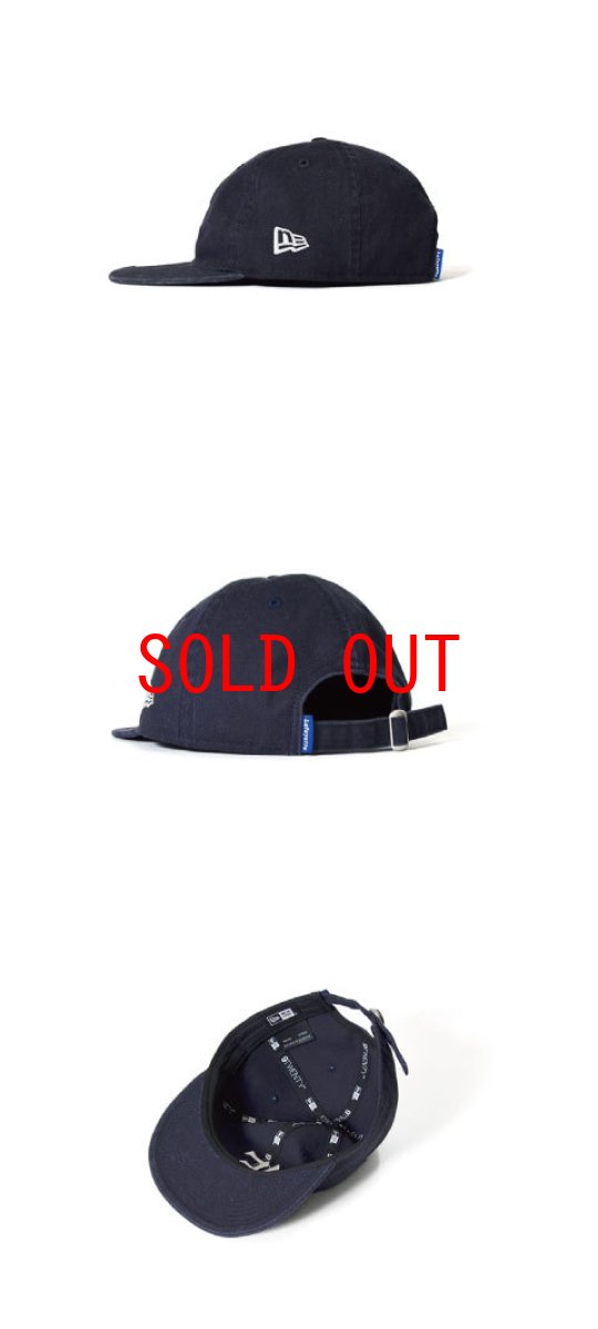 画像2: NewEra LF Logo 9Twenty Flat Visor Cap Navy ニューエラ ロゴ フラットバイザー キャップ ネイビー コラボ (2)