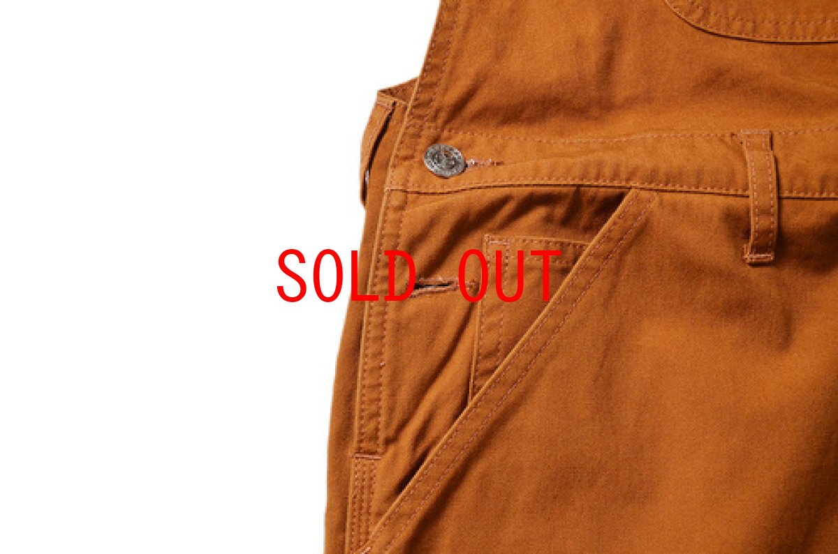 画像7: Lafayette(ラファイエット) Washed Duck Overall Tan ウォッシュ ダック オーバーオール タン (7)