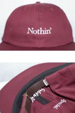 画像1: Nothin' Special(ナッシン スペシャル) Nothin Special Logo Ball Cap Maroon キャップ (1)