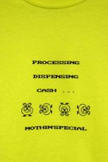 画像2: Nothin' Special(ナッシン スペシャル) ATM Machine L/S Tee Safety Yellow 長袖 Tシャツ (2)
