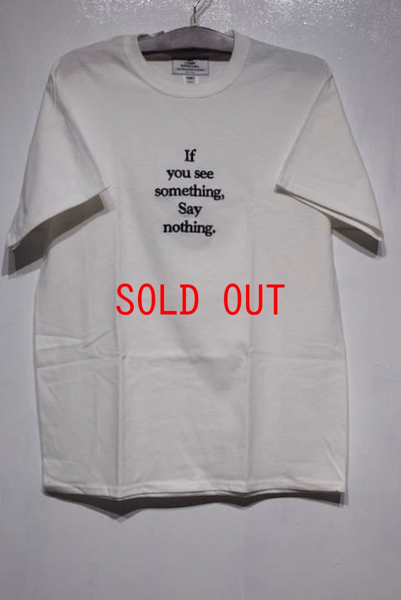 画像2: Nothin' Special(ナッシン スペシャル) If You S/S Tee White 半袖 Tシャツ (2)