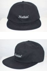 画像2: Nothin' Special(ナッシン スペシャル) Nothin Special Logo Ball Cap Black キャップ (2)