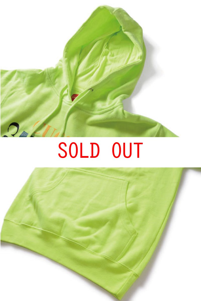 画像3: Deadline (デッドライン) Cucci Box Logo Pullover Hoodie Safety Green クッチ ボックス ロゴ プルオーバー フーディー パーカー (3)