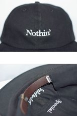 画像1: Nothin' Special(ナッシン スペシャル) Nothin Special Logo Ball Cap Black キャップ (1)
